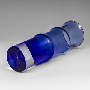 Asede blue Bamboo vase designed by Bo Bergstrom